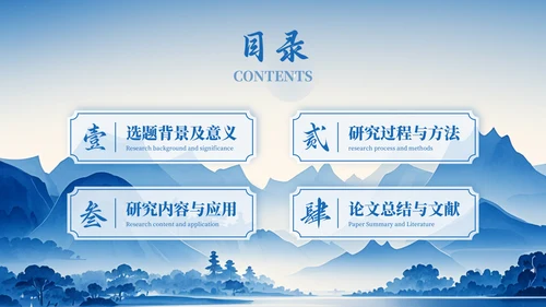 彩色简约风目录页PPT版式合集