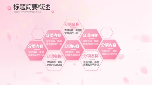 粉色唯美背景工作总结汇报动态PPT