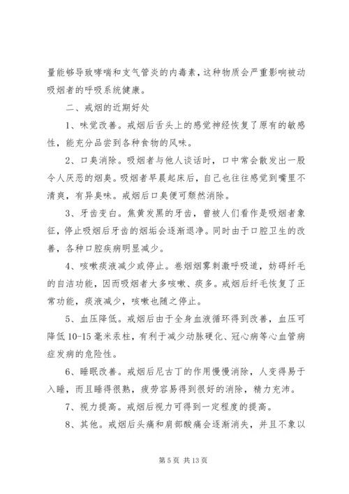 吉安镇卫生院开展无烟日宣传活动.docx