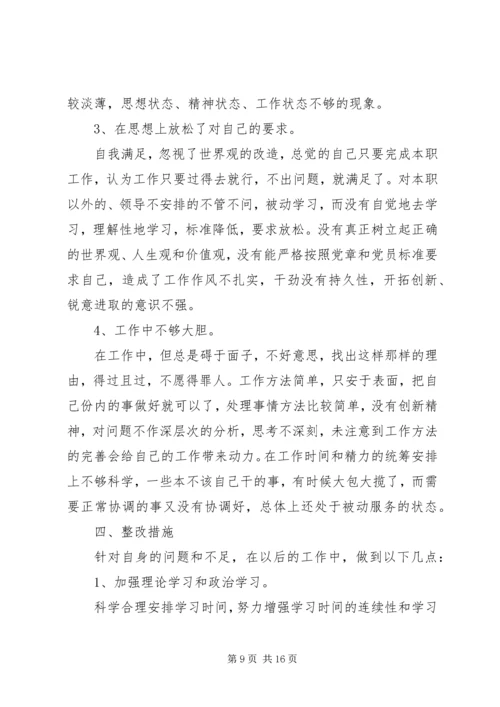 安全生产监督工作个人党性分析.docx