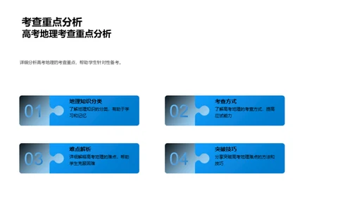 高效地理知识掌握