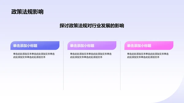 蓝色3D风数据分析报告PPT模板