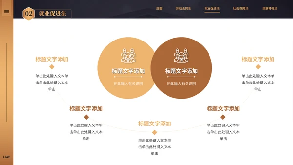 大学法律专业律师事务所法院法学通用PPT模板