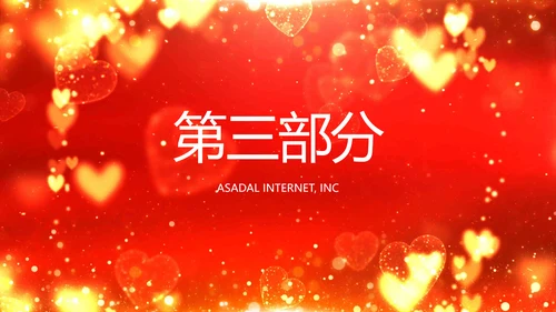红色生日快乐生日派对纪念册视频PPT