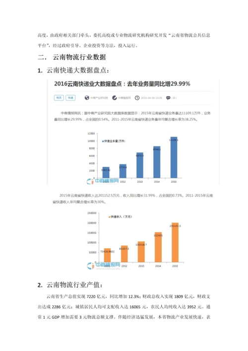 云南省物流行业调查分析报告.docx