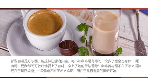 休闲下午茶美味咖啡厅介绍咖啡介绍PPT模板