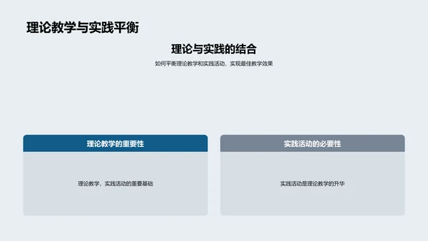 教学实践活动报告PPT模板