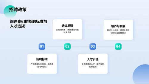 蓝色商务风通用行业公司介绍PPT模板