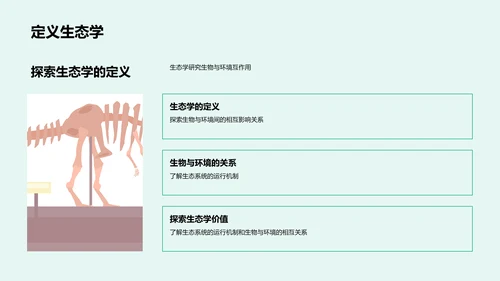 初一生物生态学讲解PPT模板