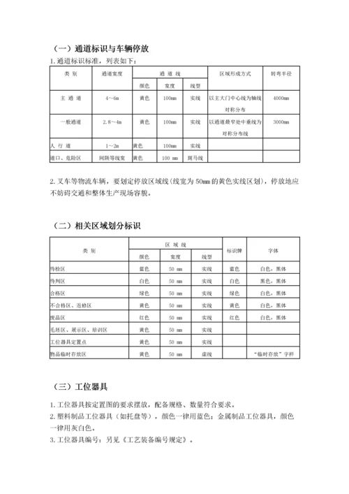 【生产管理】生产现场定置管理规定-.docx