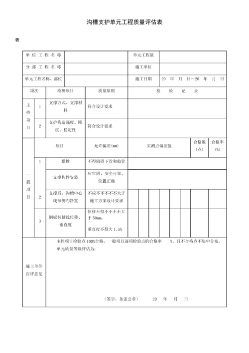 水利水电工程给水排水管道工程施工质量评定表.docx