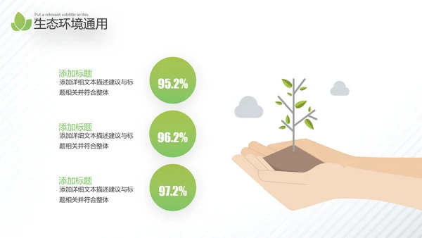 2021年绿色环保节能构建生态城市再生能源自然环境通用PPT