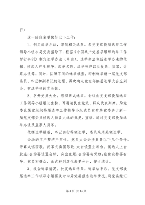 行闵小学党支部换届选举方案.docx