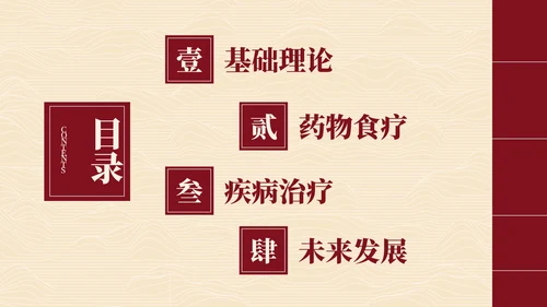 简约高级拟物国风书籍中医宣传PPT模板