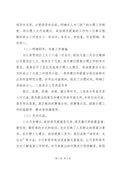 XX年人大建议政协提案办理工作总结.docx