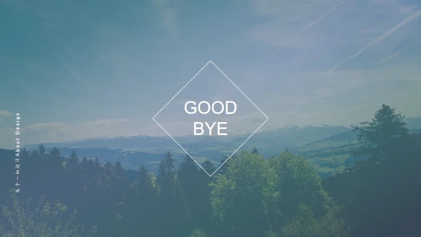 山河远阔大气山景通用PPT模板