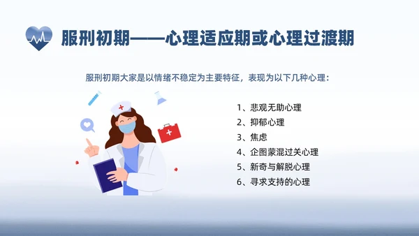 蓝色水彩罪犯心理健康教育PPT课件