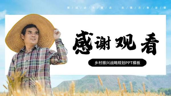 建设新农村乡村振兴战略规划通用PPT模板
