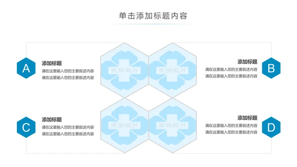蓝色简约医疗医学科研行业PPT模板