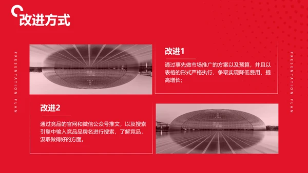 简约商务风红色企业年度总结汇报