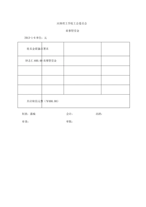 工会报账程序