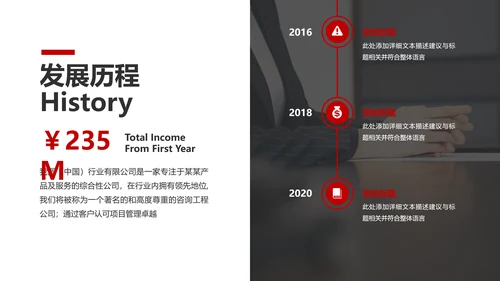 现代企业宣传商业计划书商务汇报PPT模板
