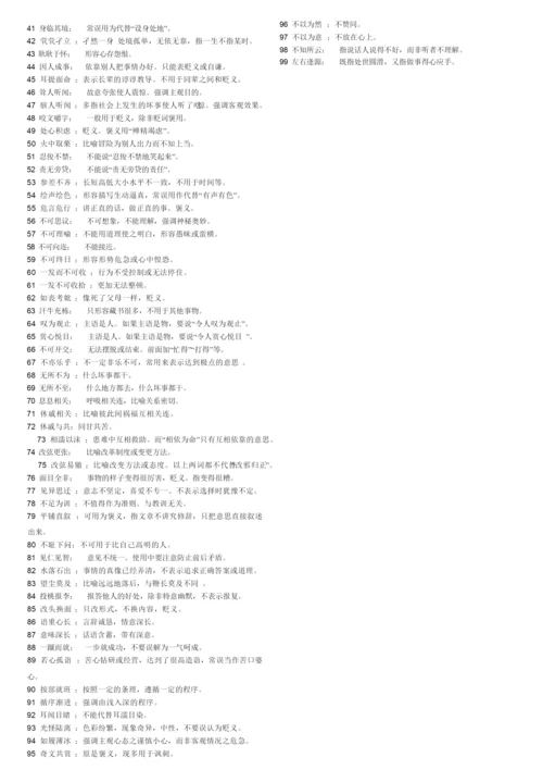 成语560个-高考易错成语大全名师优质资料.docx