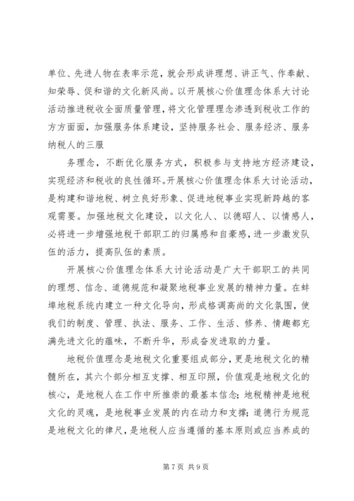 交通行业核心价值理念和交通精神大讨论活动学习心得体会.docx