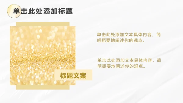 白金线条奢华PPT模板