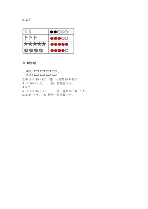 人教版一年级上册数学期末测试卷含答案（典型题）.docx