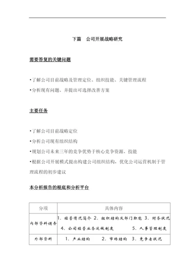 北京某公司发展战略研究报告.docx