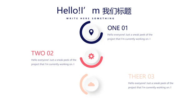 造型设计美容美发动态PPT