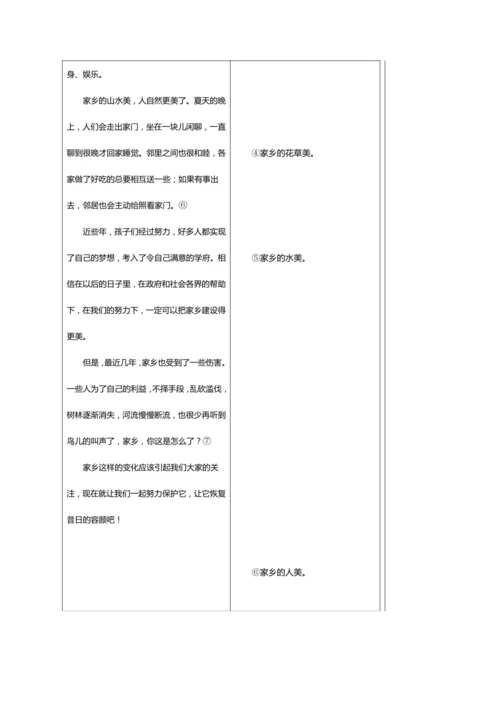 第二单元 写作 学习抒情 第1课时 教学详案