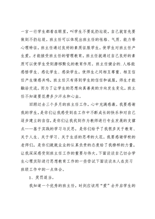 大学生高中教育实习总结范文(共19页)