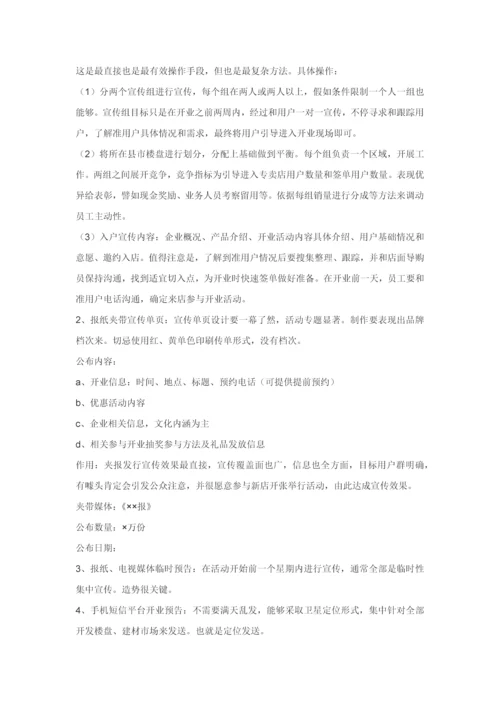 开业活动专业方案.docx