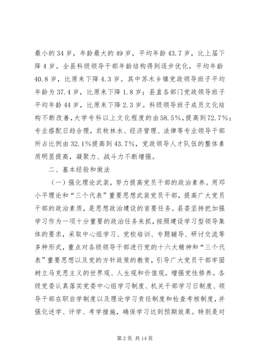 思想政治建设座谈会汇报提纲 (3).docx