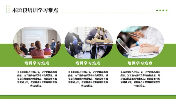 培训教学总结汇报通用PPT模板