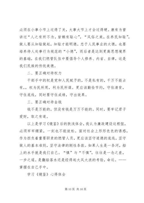 学习《镜鉴》体会 (3).docx