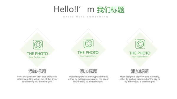绿色清新医疗学术报告动态PPT