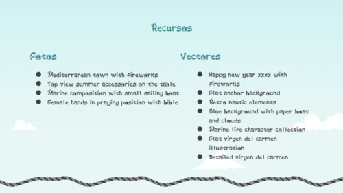 卡门圣母节介绍通用PPT模板