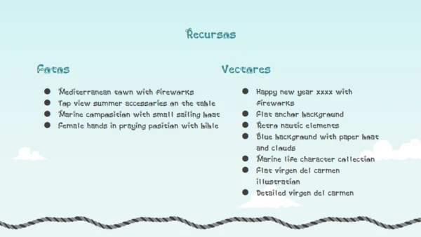 卡门圣母节介绍通用PPT模板