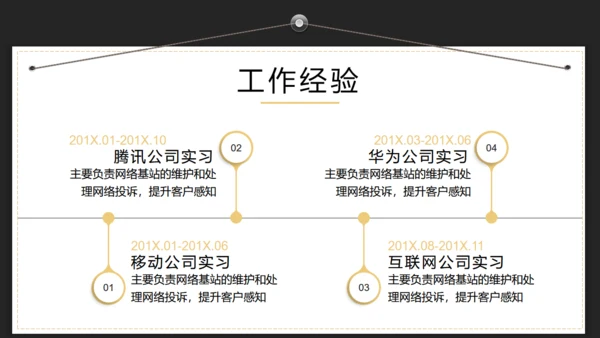 应届生职场求职简历通用PPT模版