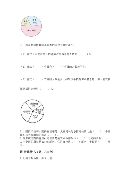 小学六年级上册数学期末测试卷含答案ab卷.docx