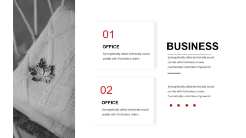 BUSINESS红色系列通用PPT模板