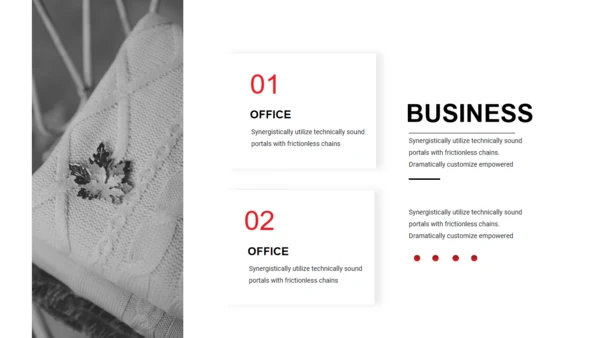BUSINESS红色系列通用PPT模板