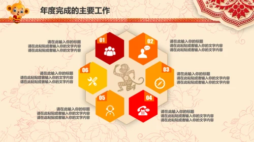2016猴年开门红年会晚会工作总结PPT