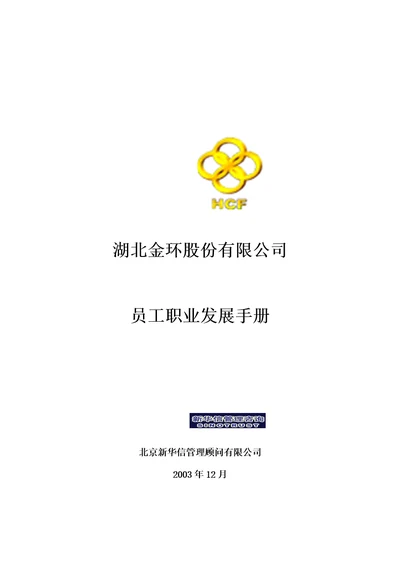 湖北某公司员工职业发展手册document26页