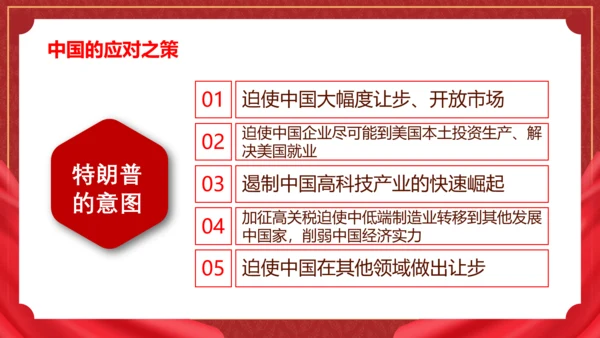 中美贸易分析PPT模板