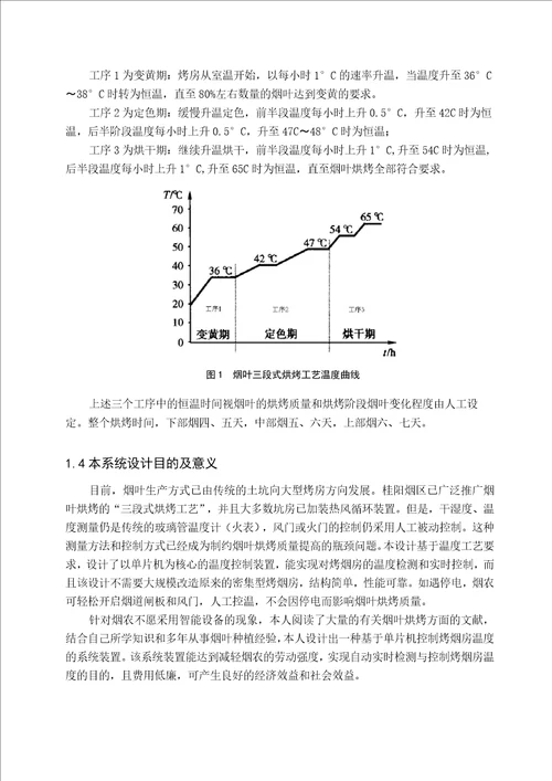 基于单片机的密集型烤烟房温度自动控制系统