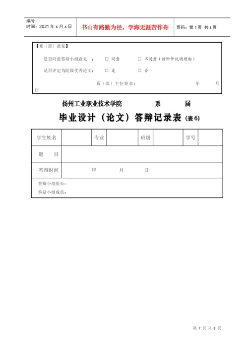 某职业技术学院毕业设计(论文)开题报告书.docx